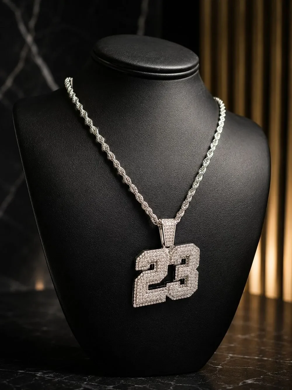 Iced Out Hip Hop 23 Necklace